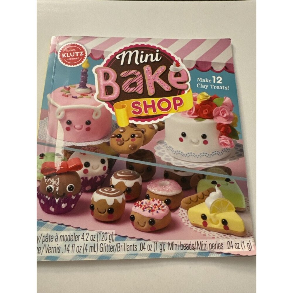 Klutz Mini Bake Shop 12 Clay Treats Book MA1